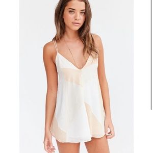 UO color block blouse